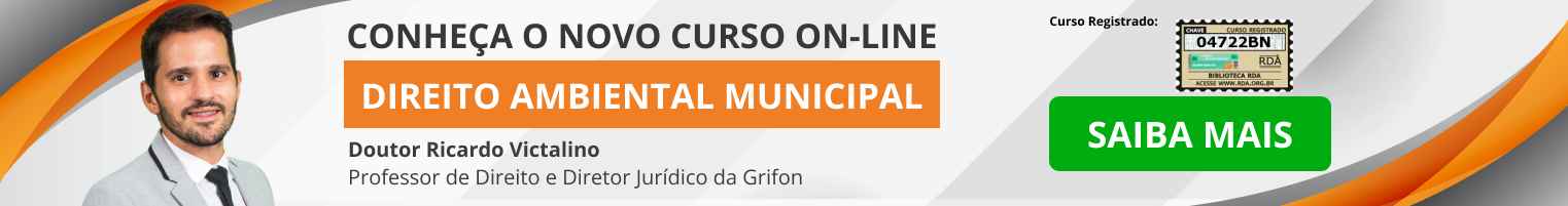 Novo curso: Direito Ambiental Municipal